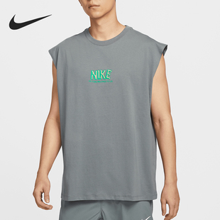 款 2025夏季 男士 训练无袖 084 Nike 图案背心HJ3691 耐克正品