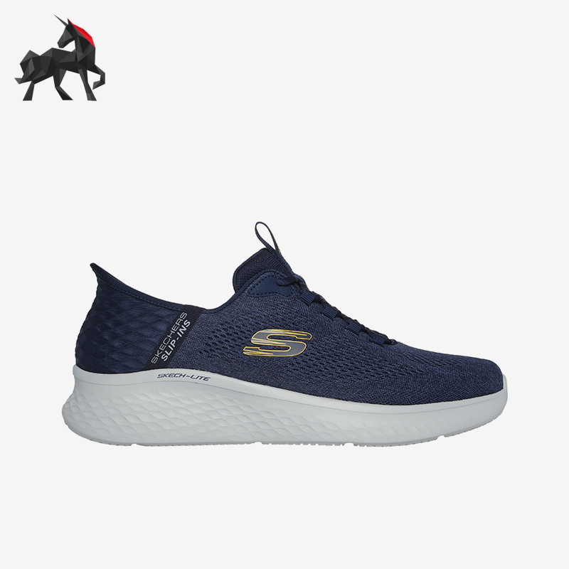 斯凯奇男士网面休闲运动鞋