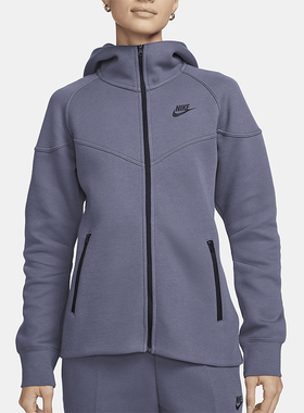 Nike/耐克正品2025秋季款女士耐穿连帽针织运动外套FB8338-003