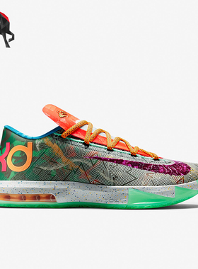 Nike/耐克正品KD 6男士时尚舒适轻便耐磨篮球鞋669809-500