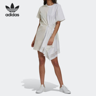 Dress Adidas 阿迪达斯官方正品 Tee 三叶草女子运动连衣裙GN3274