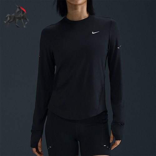 Nike/耐克正品Swift Dri-FIT女士跑步健身长袖T恤HQ0504-010
