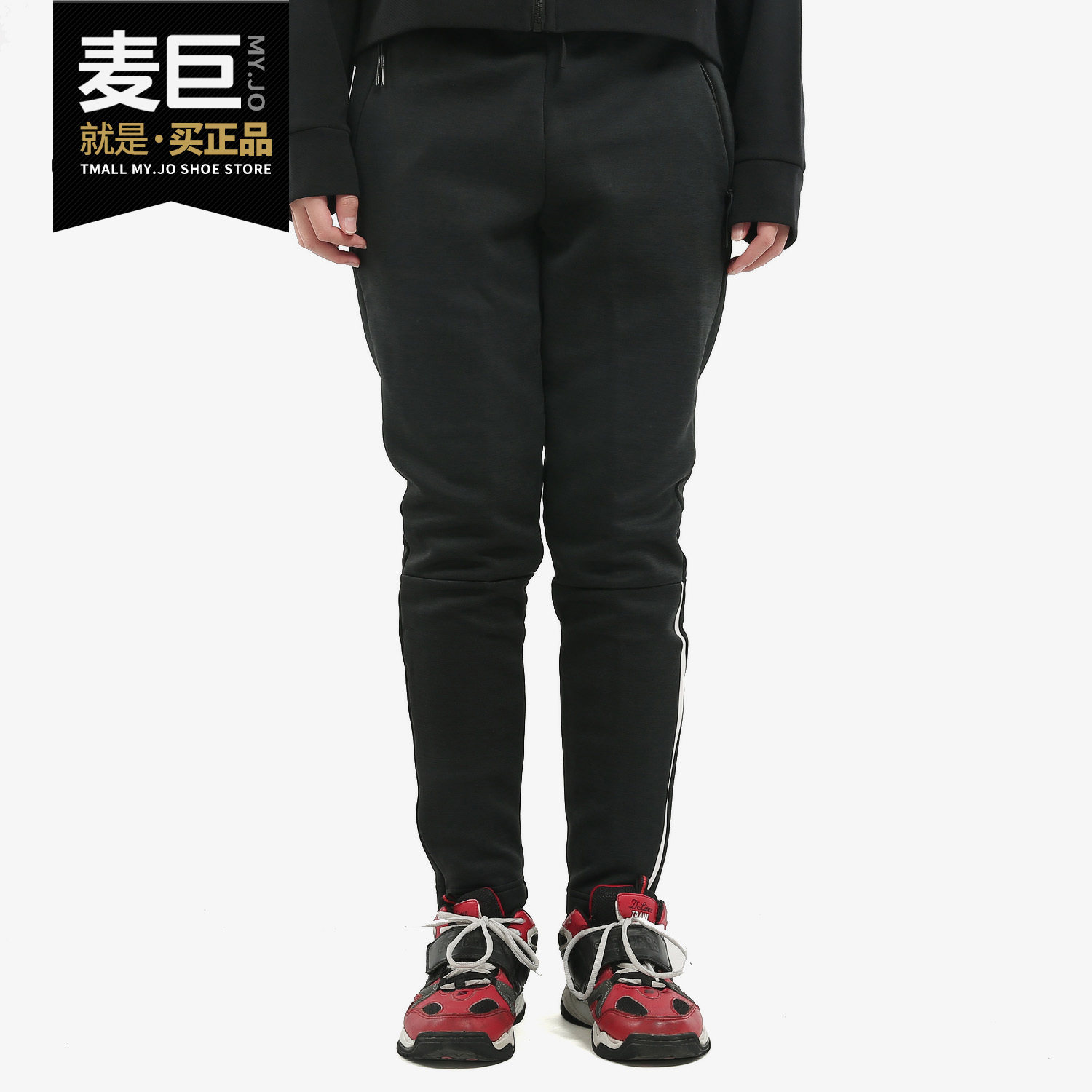 Adidas/阿迪达斯正品ZNE女裤2018新款运动裤透气小脚裤长裤CW5746