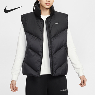 Nike/耐克官方正品Sportswear女士立领宽松羽绒马甲HV5238-010
