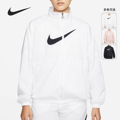 女子运动立领梭织夹克外套