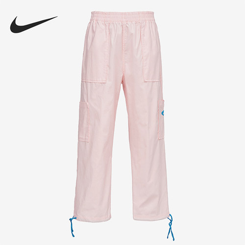 Nike/耐克正品梭织轻薄透气宽松直筒工装经典运动长裤DM6570-610
