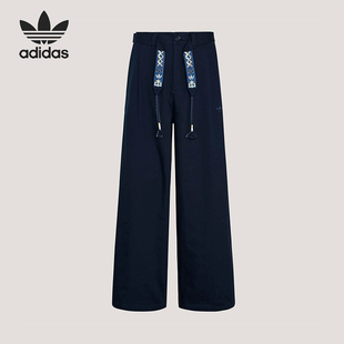 系带长裤 Adidas KW5669 休闲时尚 宽松经典 阿迪达斯正品 三叶草男士