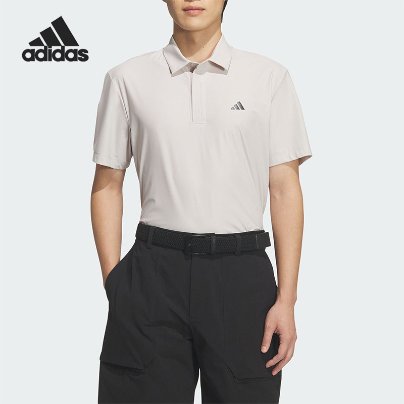 Adidas/阿迪达斯正品夏季男士柔软运动经典短袖高尔夫球服KB4719