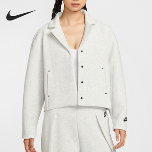 Nike Sportswear女士时尚 精裁简约针织外套HV2452 013 耐克正品