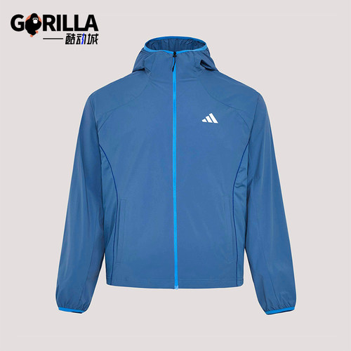 Adidas/阿迪达斯正品LOOSE HOOD JACKET男士梭织凉感夹克KZ0015