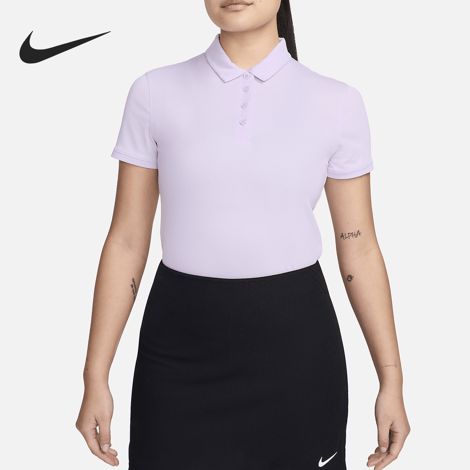 Nike/耐克女士高尔夫翻领T恤