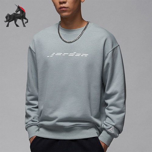 耐克男士宽松印花休闲圆领卫衣