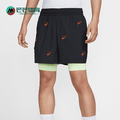 Nike/耐克正品KD DNA男士二合一篮球透气训练经典短裤HJ4216-011
