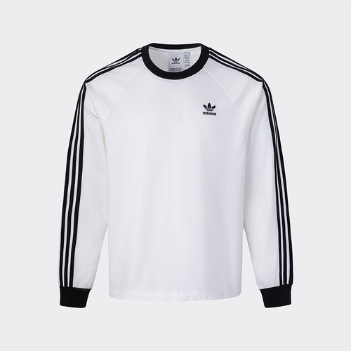 Adidas/阿迪达斯正品三叶草男士简约运动户外休闲长袖T恤KE5825