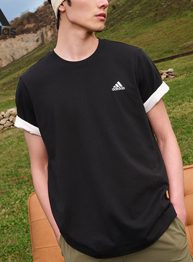 Adidas/阿迪达斯正品新款男女运动休闲透气圆领短袖IT4339