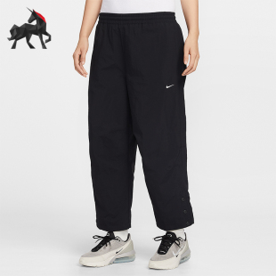 IF0221 Nike 长裤 Sportswear女士休闲高腰梭织经典 010 耐克正品