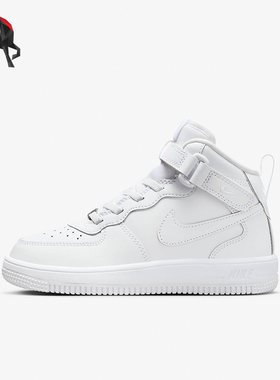 Nike/耐克正品Force 1 Mid EasyOn PS儿童款透气运动鞋FJ1917-111