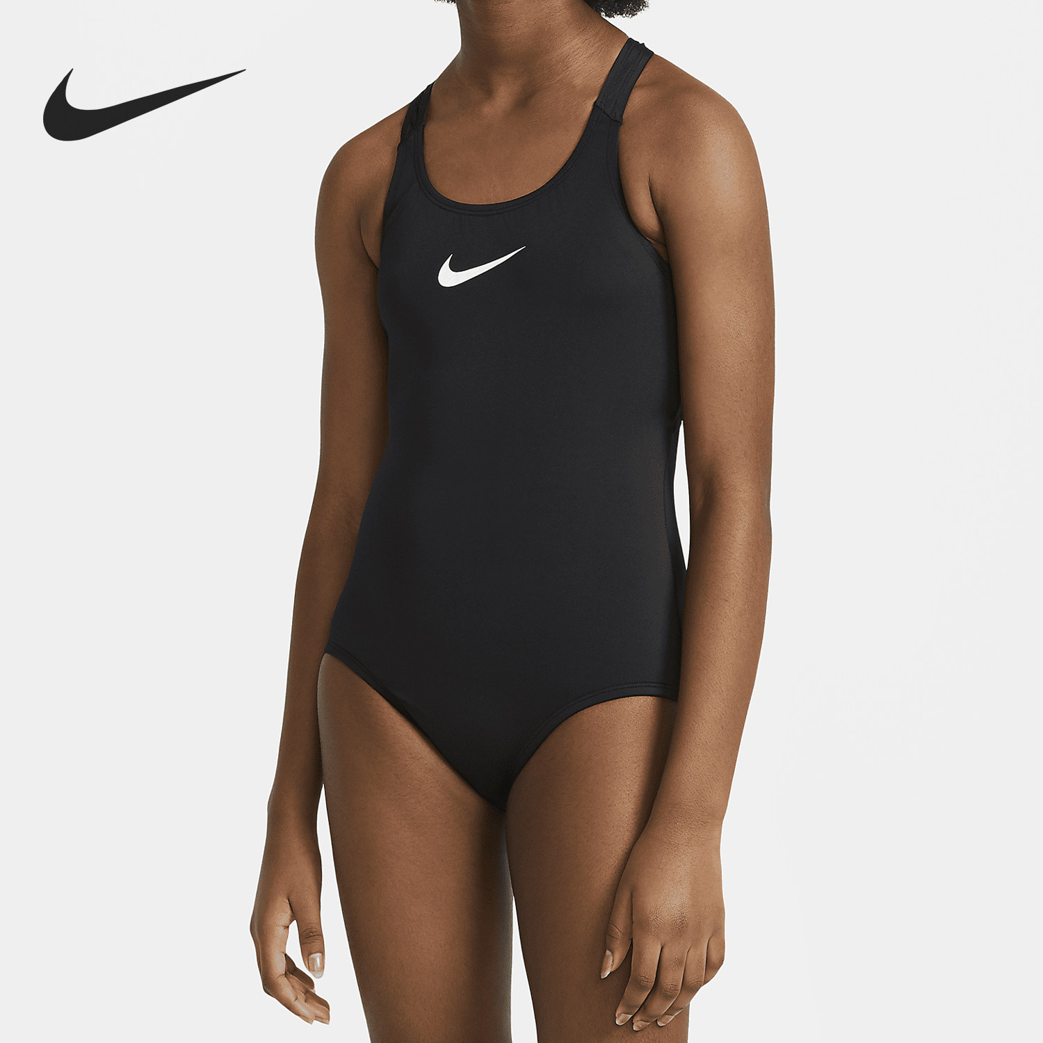 Nike/耐克正品 Essential 大童女孩运动连体泳衣DH9992-010