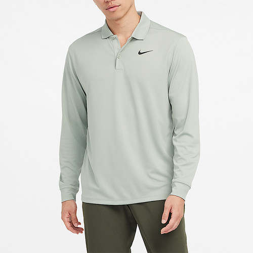 Nike/耐克男士翻领长袖POLO衫