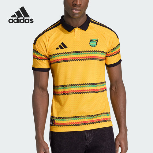 Adidas/阿迪达斯正品JFF H JSY 男士透气运动修身球衣KD0959