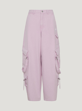 Adidas/阿迪达斯正品新款女士经典宽松经典时尚牛仔长裤KU9536
