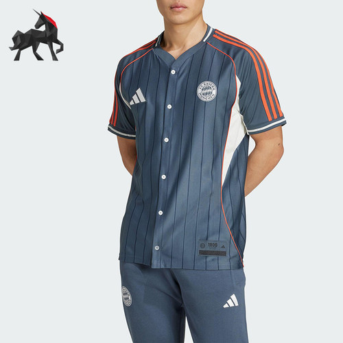 Adidas/阿迪达斯正品FCBayern拜仁慕尼黑新款经典短袖球服JM9435