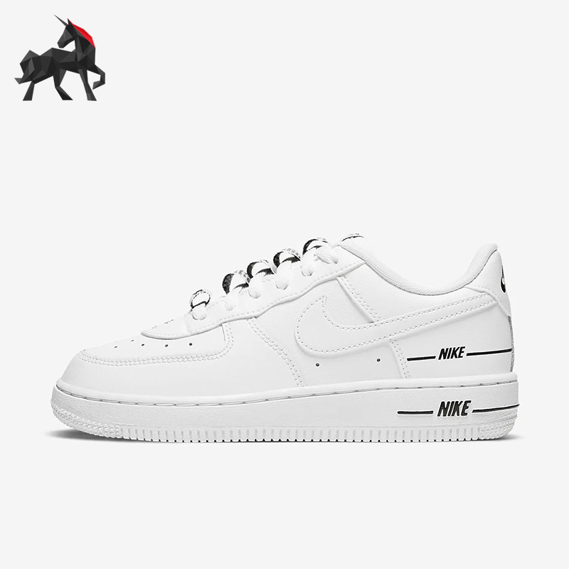 Nike/耐克正品Air Force 1 小童低帮耐磨运动时尚板鞋CJ4113-100