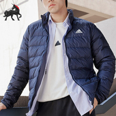 阿迪达斯正品 新款 男士 Adidas 立领修身 运动休闲羽绒服JN4341
