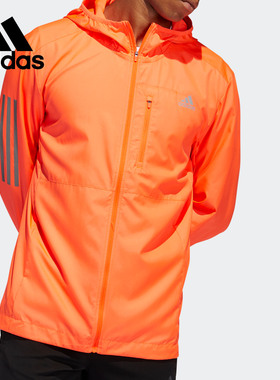 Adidas/阿迪达斯正品 当季新款男子跑步运动休闲连帽外套GJ9948