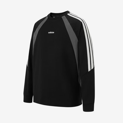 Adidas/阿迪达斯正品春秋男女复古运动休闲经典日常长袖T恤KG7145