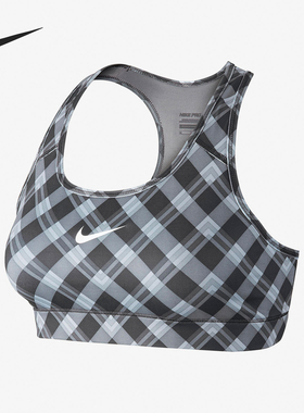 Nike/耐克正品NikePro新款女灰黑色健身经典运动内衣575632-016