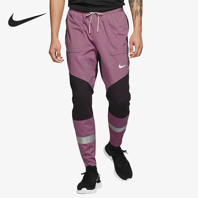 Nike/耐克正品新款男紫黑色训练轻盈速干经典运动长裤CJ1463-516