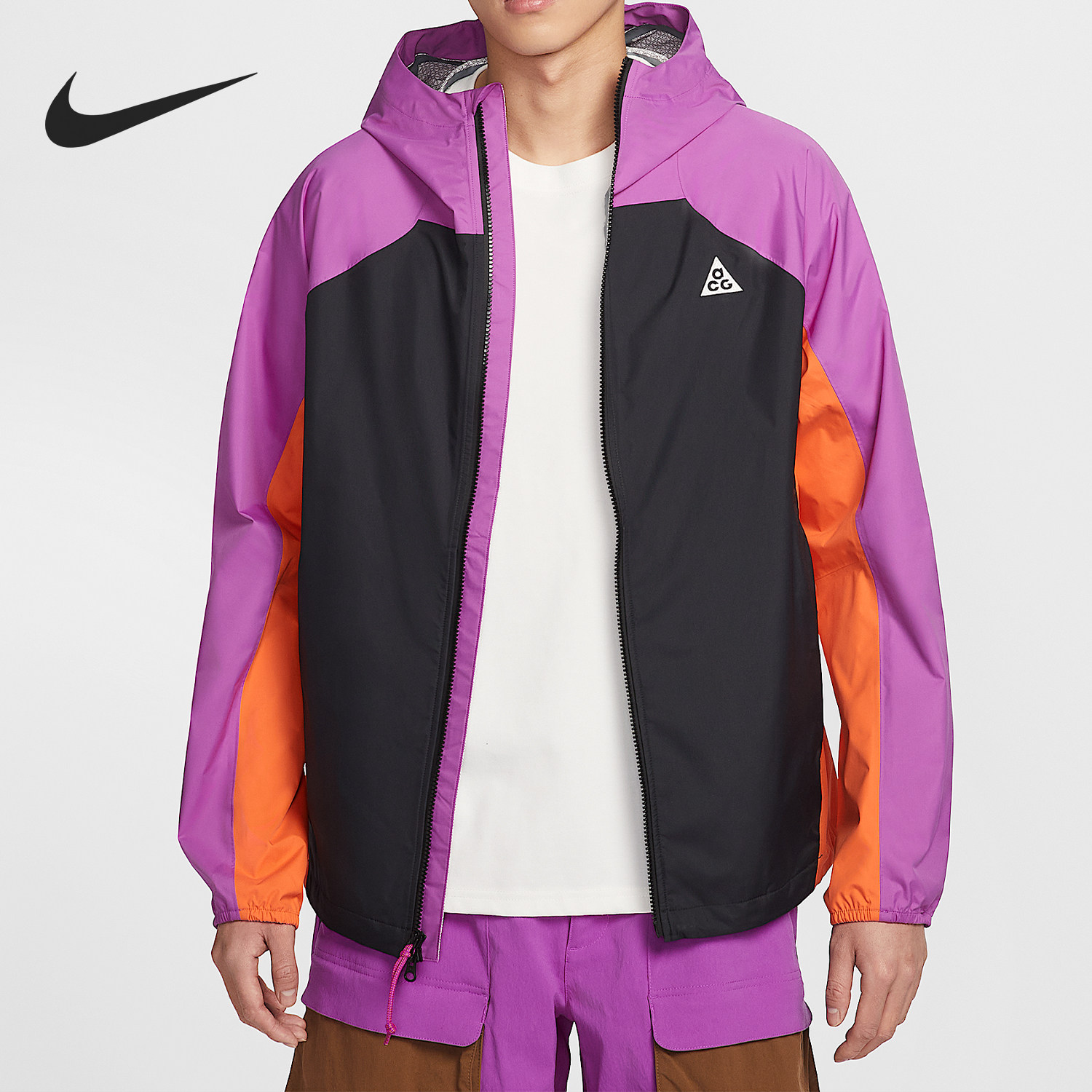 Nike/耐克官方正品ACG男士防风防水硬壳冲锋衣运动外套IF1144-551