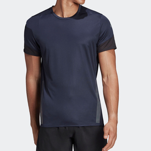 Adidas 新款 男子運(yùn)動(dòng)休閑圓領(lǐng)透氣短袖 T恤EK2861 阿迪達(dá)斯正品
