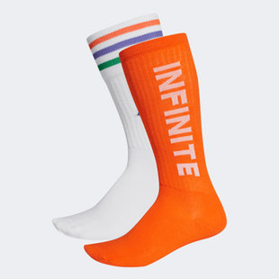 FS0085 三叶草潮袜高筒男女通用运动健身袜 Adidas 阿迪达斯正品