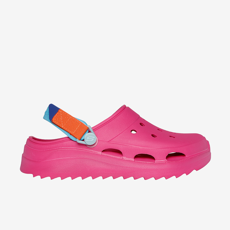 Skechers/斯凯奇正品夏季新款女士透气休闲一脚蹬耐磨洞洞鞋