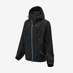 Adidas/阿迪达斯正品撞色拉链连帽长袖夹克经典男夹克外套KR0413