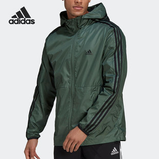 阿迪达斯正品 男子连帽风衣夹克外套 GQ0601 Adidas