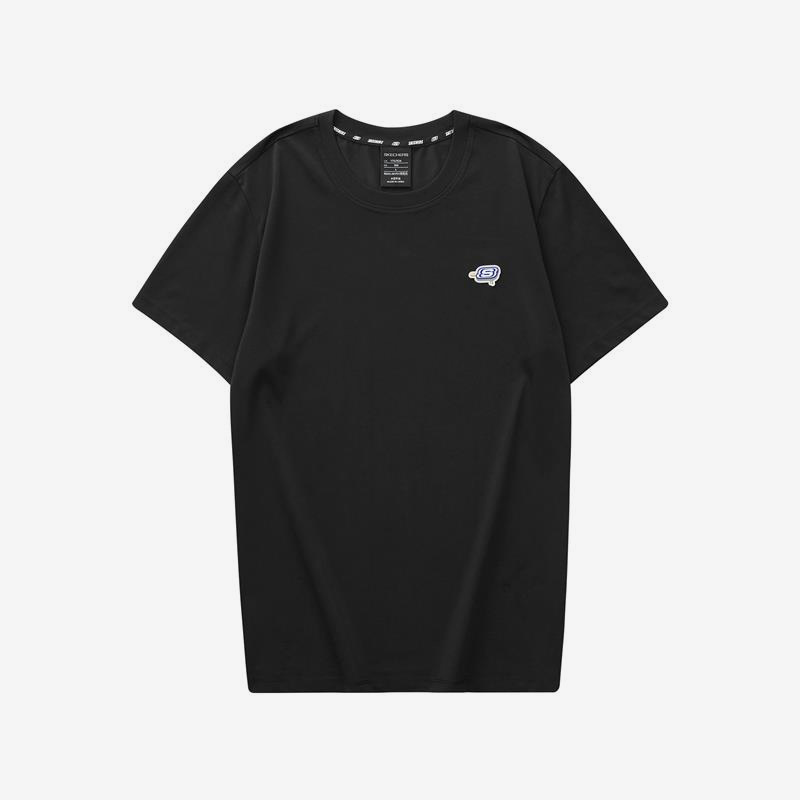 Skechers/斯凯奇正品春季新款男女潮流宽松运动短袖T恤