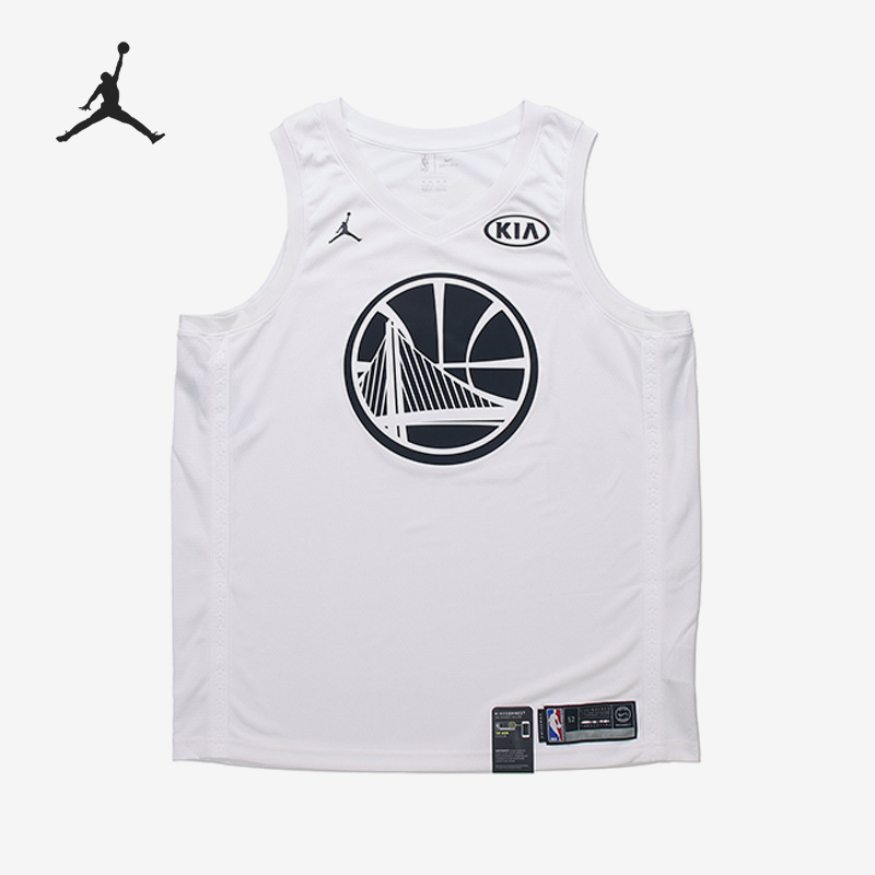 Nike/耐克正品库里全明星30号男子运动球衣背心928874-101