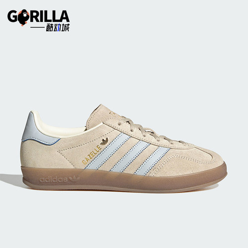 Adidas/阿迪达斯正品三叶草女士日常低帮系带耐磨休闲板鞋JR2432