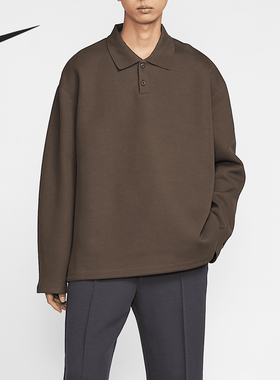 Nike/耐克官方正品冬季新款男士复古休闲翻领针织卫衣FZ7571-237