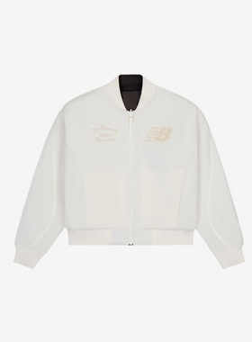 New Balance/NB正品冬季新款女子保暖双面穿立领棉服AWJ51393-CIC