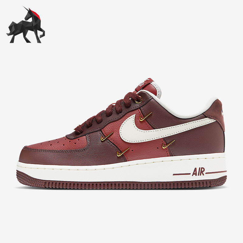 Nike/耐克正品Air Force 1女士轻盈皮革日常经典休闲鞋IR0485-611
