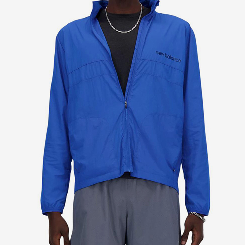 New Balance/NB正品新款男子宽松透气立领夹克外套MJ41278-BUL