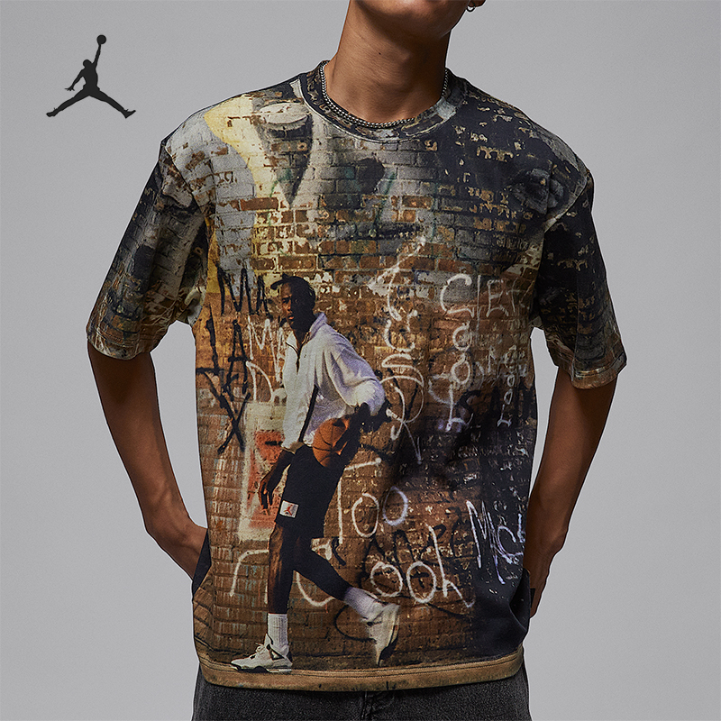 Nike/耐克正品Air Jordan 85男士透气复古潮流短袖T恤HQ9007-045