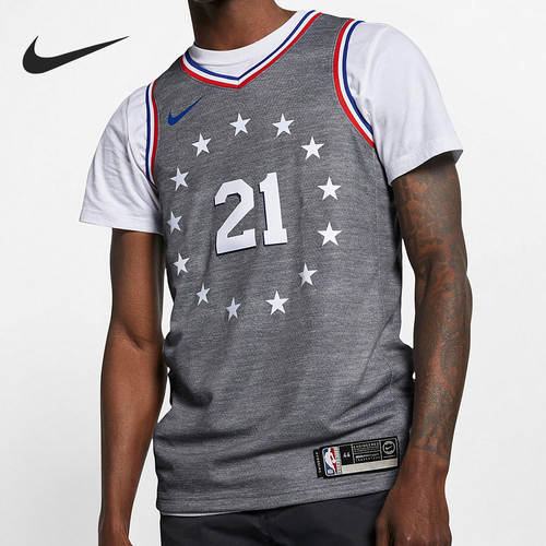 Nike/耐克正品夏季新款男圆领运动跑步训练无袖背心T恤AJ4636-064