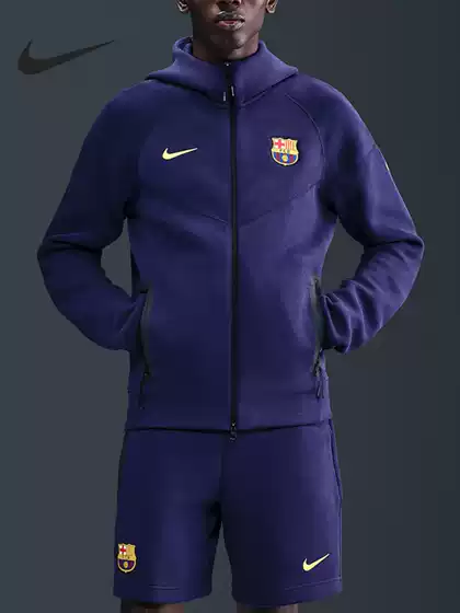 Nike Genuine Men's Hooded Zipper Long-Sleeved Casual Sports Daily Travel Jacket Hj6426-595