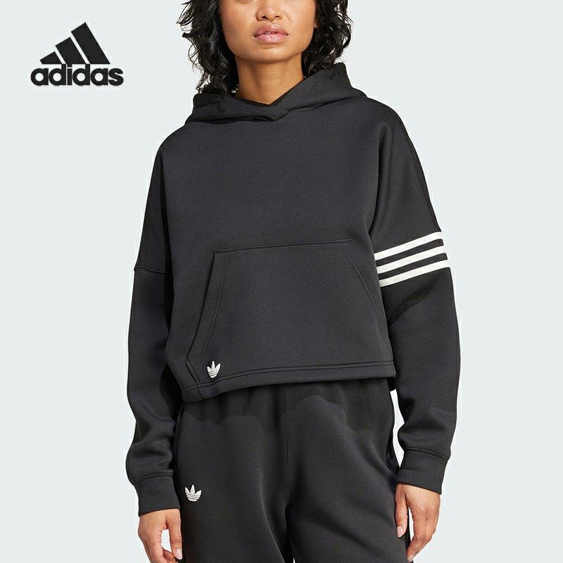 Adidas/阿迪达斯正品三叶草女士运动宽松连帽针织卫衣IW5607,运动服/休闲服装,运动卫衣/套头衫,淘宝优惠券,粉丝福利购,淘宝优惠卷