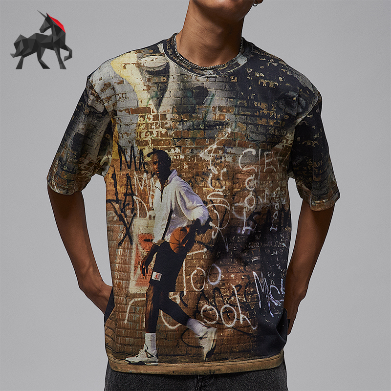 Nike/耐克正品Air Jordan 85男士透气复古潮流短袖T恤HQ9007-045